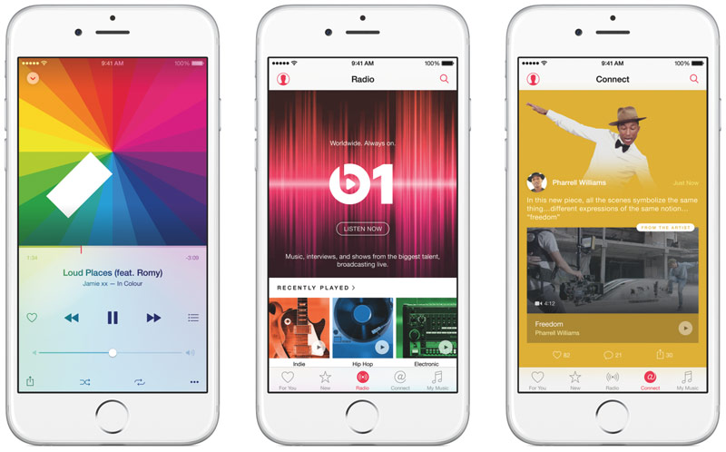 A source at Apple told about the redesign of Apple iOS 10 Music: black and white interface, large, cover, lyrics A source at Apple told about the redesign of Apple iOS 10 Music: black and white interface, large, cover, lyrics
