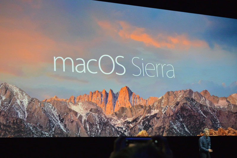 Apple introduced a new desktop platform macOS Sierra