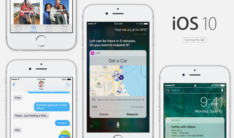 iOS 10 officially presented: new function, features, timing of release