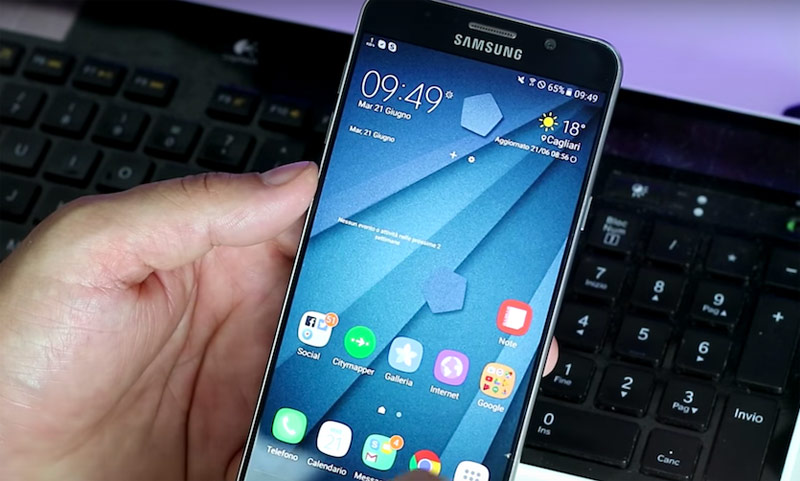 The new TouchWiz interface for Samsung Galaxy Note 7 showed in the video The new TouchWiz interface for Samsung Galaxy Note 7 showed in the video