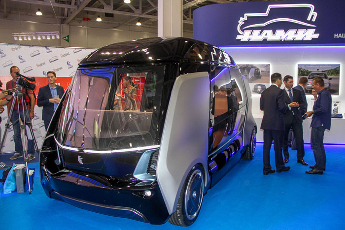 "KamAZ" announced the launch of Russia's unmanned buses that are managed using a mobile app "KamAZ" announced the launch of Russia's unmanned buses that are managed using a mobile app