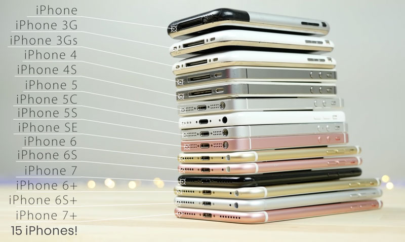 A comparison of the speed and quality of shooting of all available models of iPhone [video]