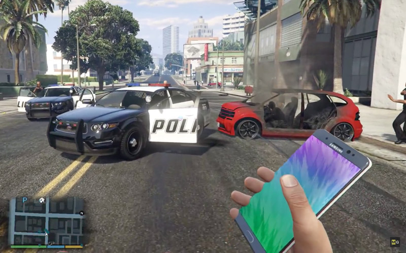 Samsung has forced YouTube to block the popular video game GTA 5 where Galaxy Note 7 turned into a bomb