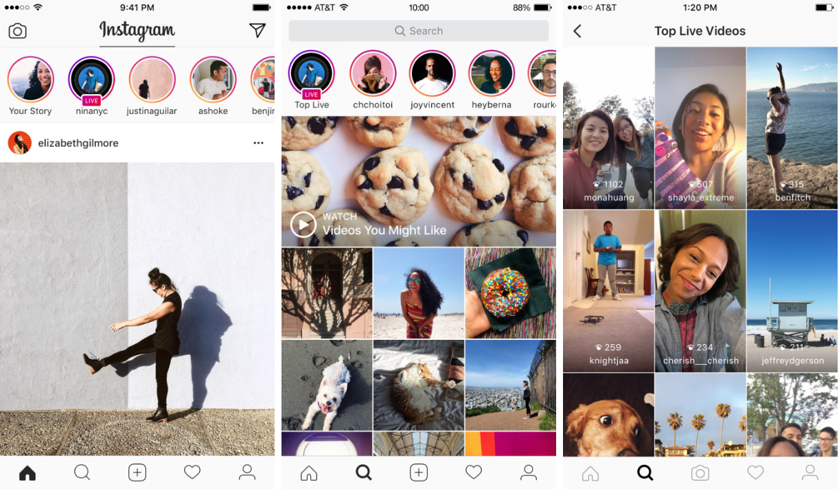 Updated Instagram: live broadcast and disappearing messages