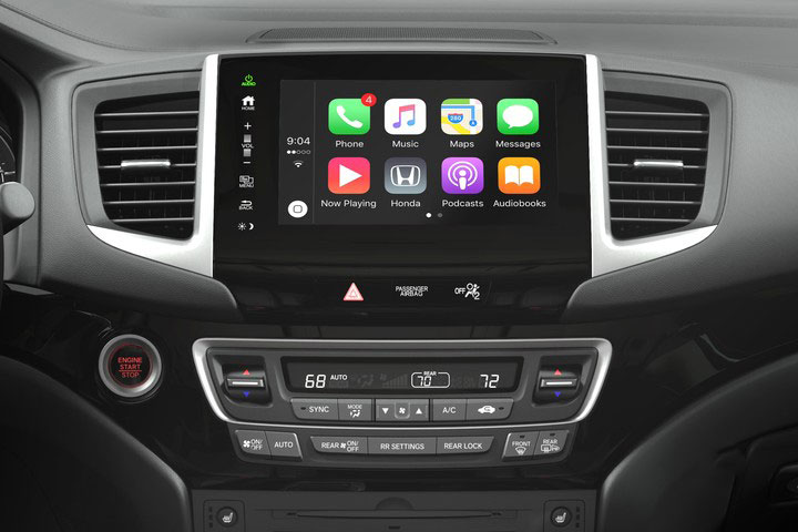 Updated crossover Honda Pilot 2017 has received support Apple CarPlay Updated crossover Honda Pilot 2017 has received support Apple CarPlay
