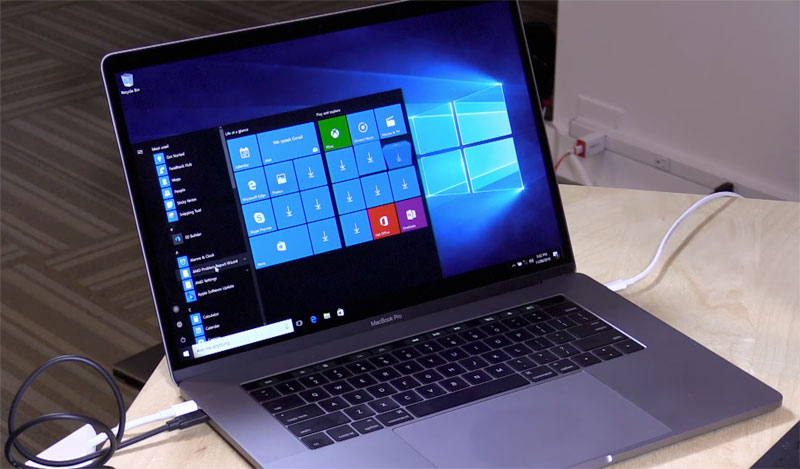 How to install and run Windows 10 from the external drive on a Mac