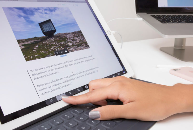 As $10 to turn any iPad into a MacBook Pro with Touch Bar