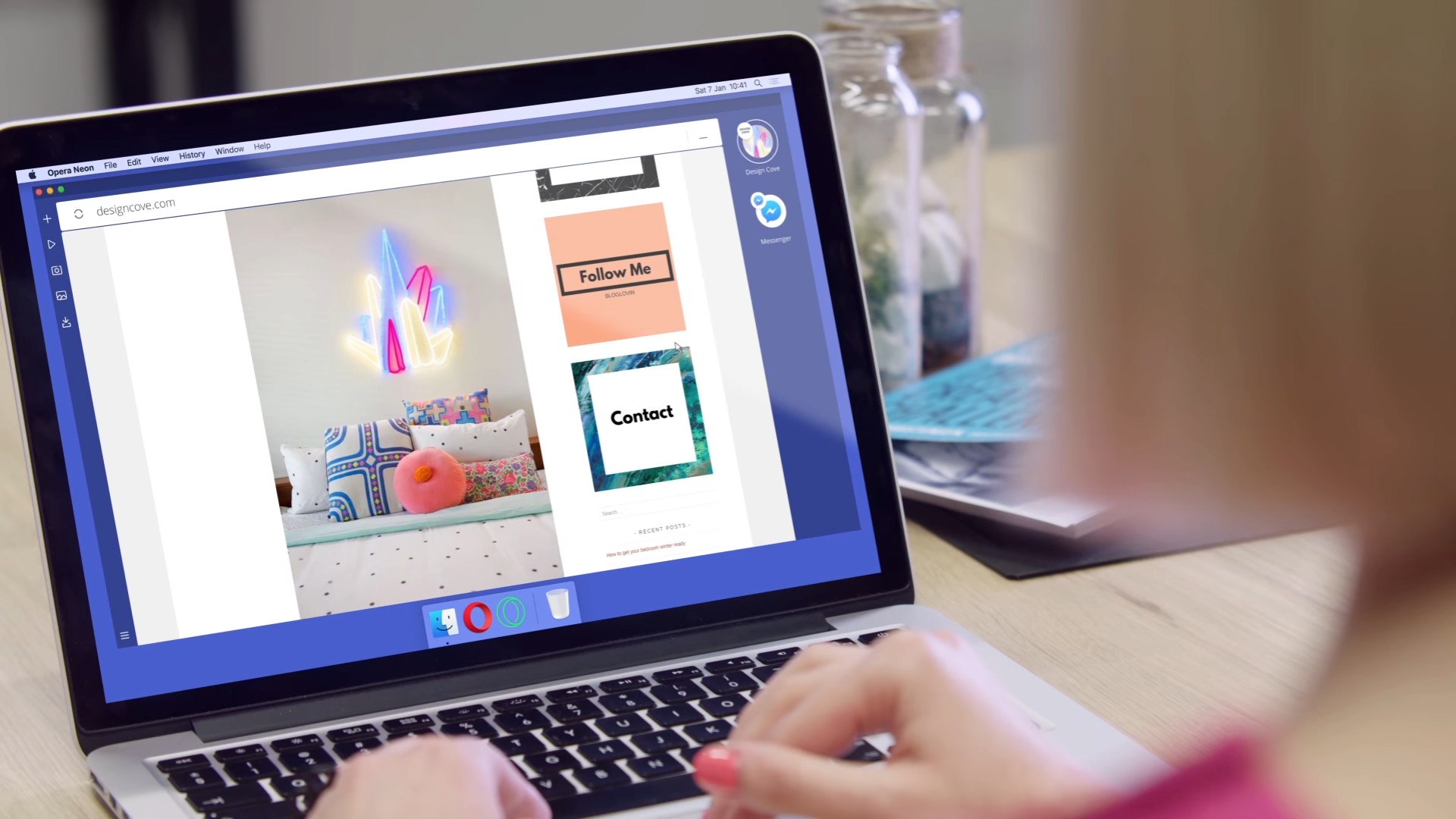 Opera introduced Neon is the new concept web browser Opera introduced Neon is the new concept web browser
