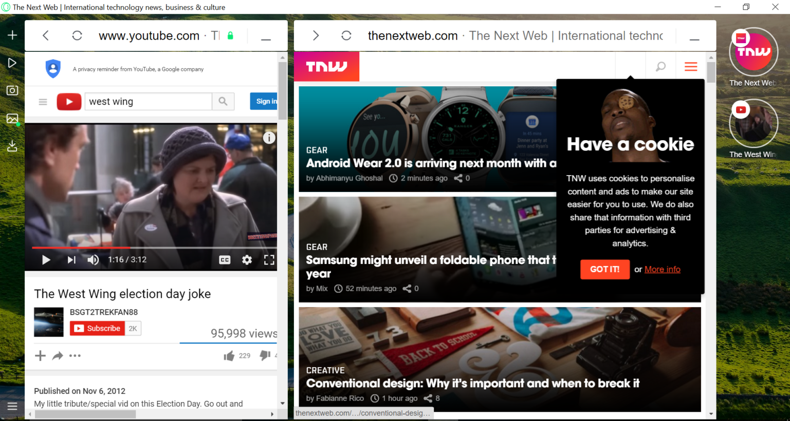 Opera introduced Neon is the new concept web browser Opera introduced Neon is the new concept web browser