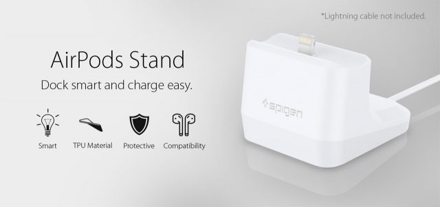 Spigen introduced the first dock headphone AirPods Spigen introduced the first dock headphone AirPods