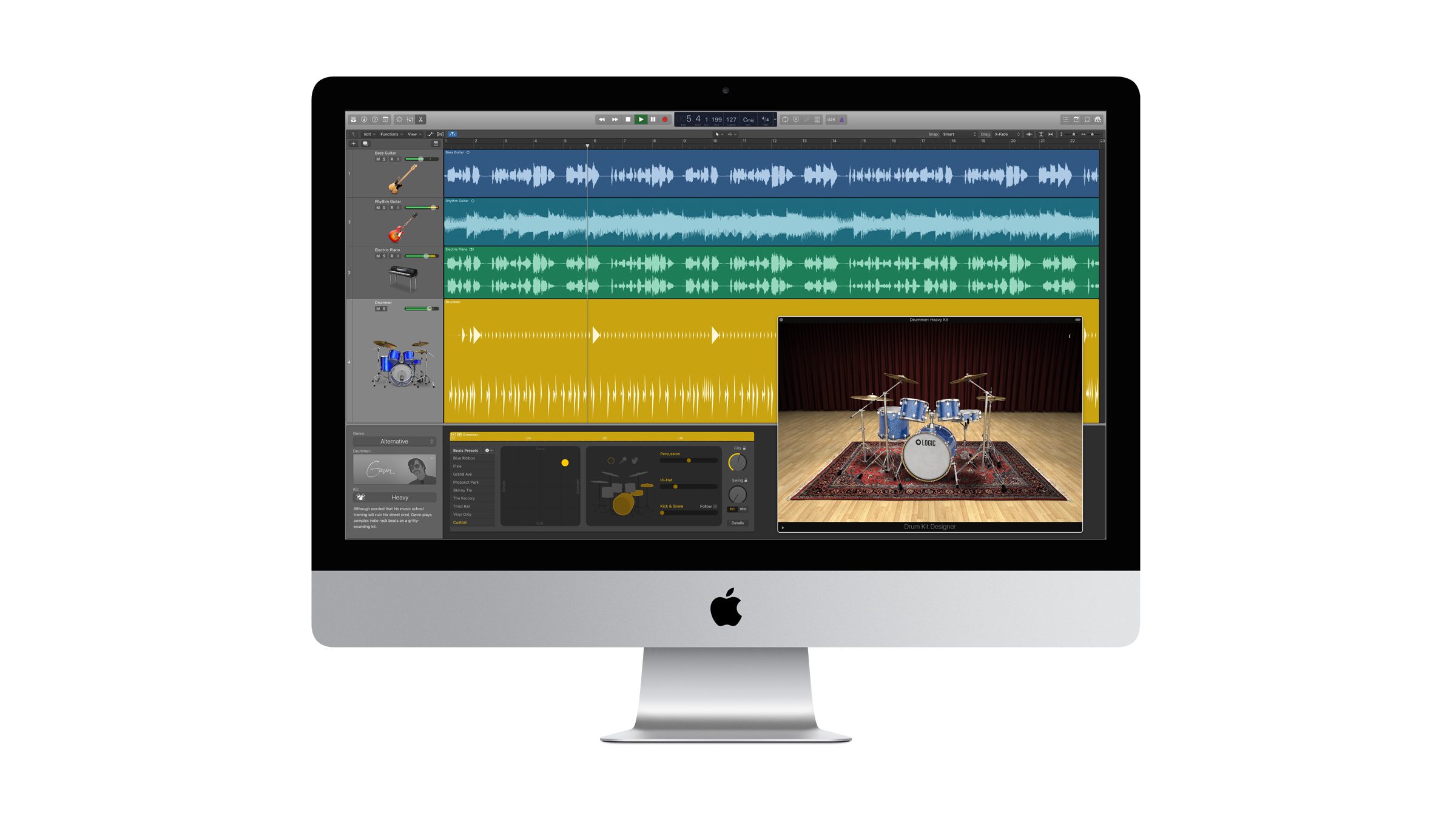 What's new in the apps GarageBand and Logic Pro X?