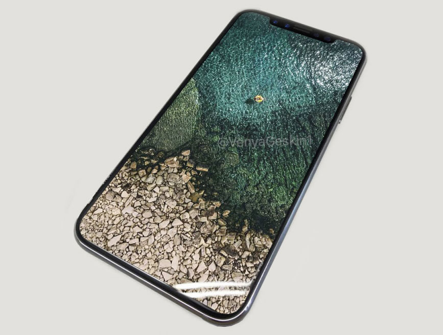 Photo of the day: iPhone 8 with a screen "edge to edge" looks luxurious Photo of the day: iPhone 8 with a screen "edge to edge" looks luxurious