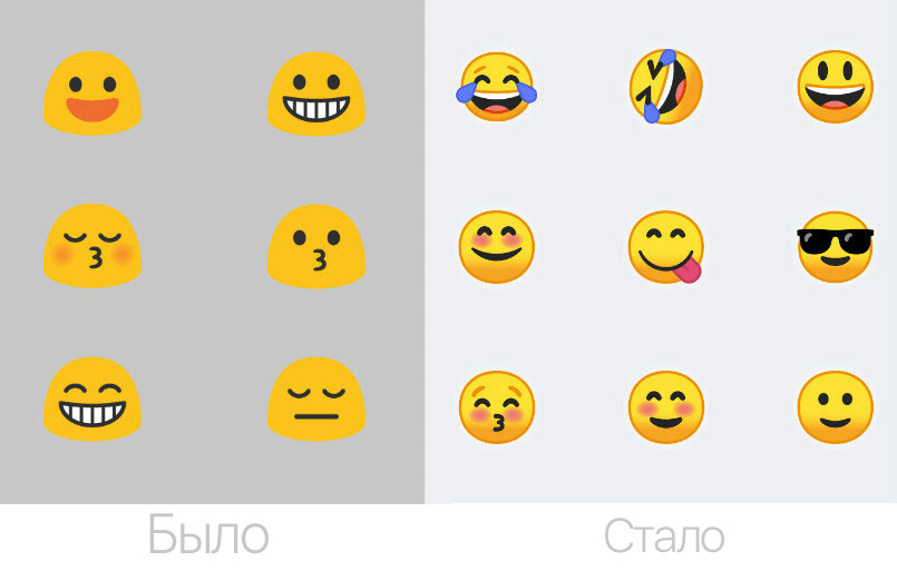 Google redesigned Emoji in the Android O iOS style