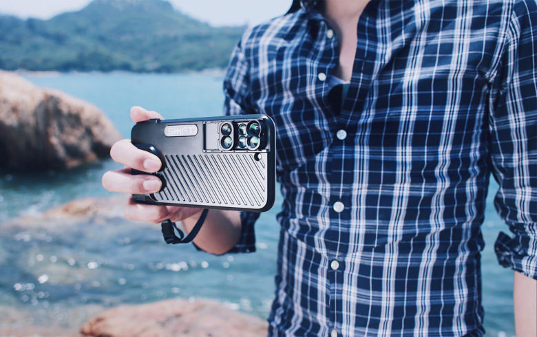 Shiftcam case with six lenses to a dual camera iPhone 7 Plus [video]