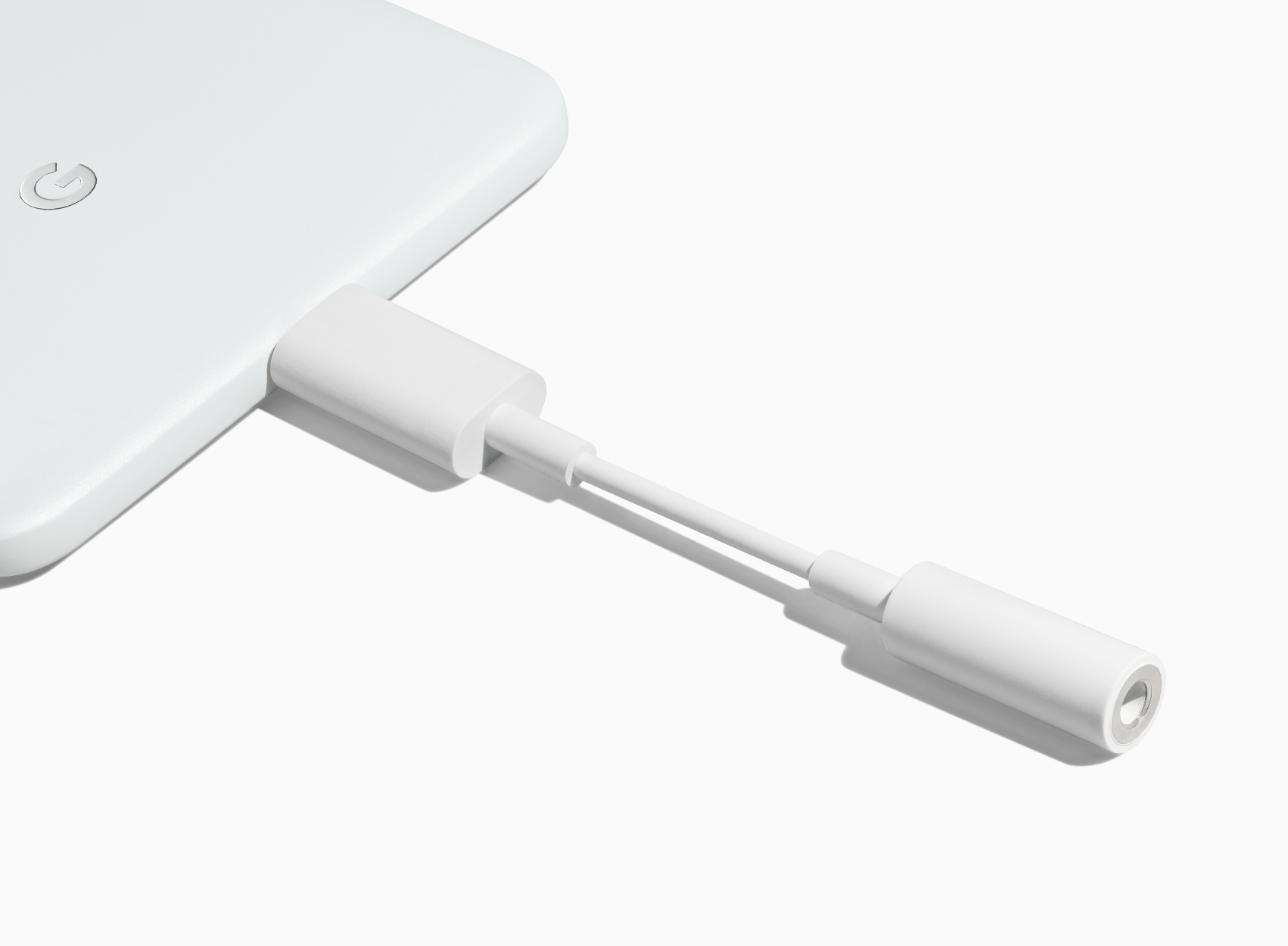 Google started selling the adaptors with USB-C on "mini-Jack"