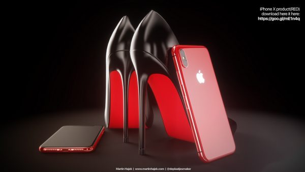 In the network appeared renderings of the new iPhone X in gold and red In the network appeared renderings of the new iPhone X in gold and red