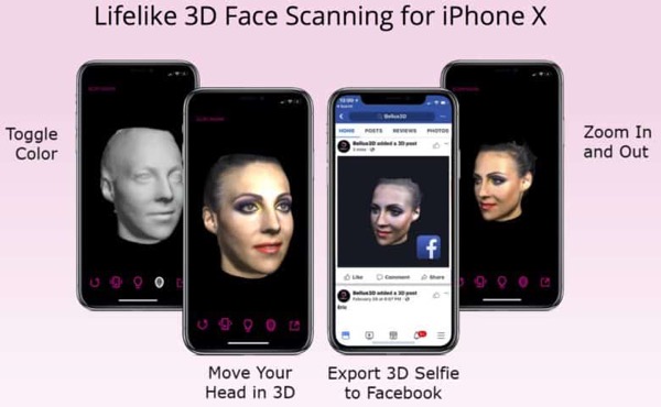 3D face models created using the iPhone, will replace the classic selfie 3D face models created using the iPhone, will replace the classic selfie