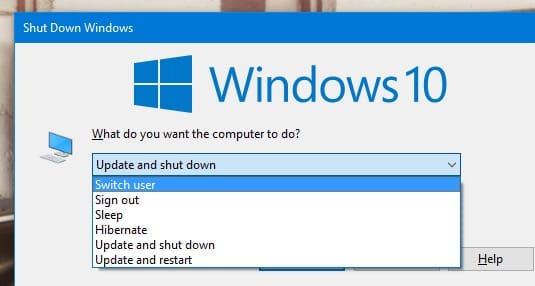 Windows 10 will not allow you to turn off the computer until the updates are installed Windows 10 will not allow you to turn off the computer until the updates are installed
