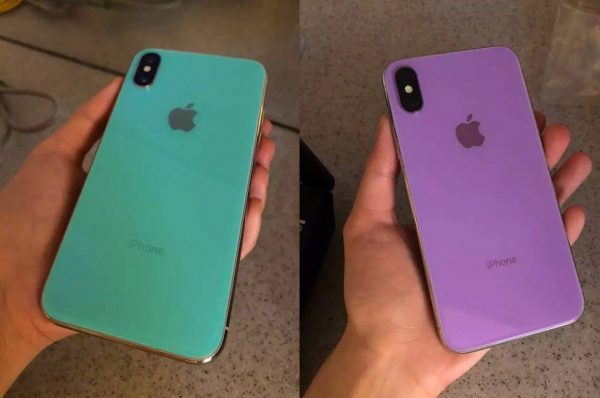 The network got the iPhone X in purple and turquoise colors The network got the iPhone X in purple and turquoise colors