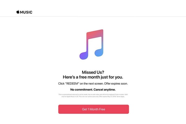 Apple is giving away free month subscription to Apple Music some users Apple is giving away free month subscription to Apple Music some users