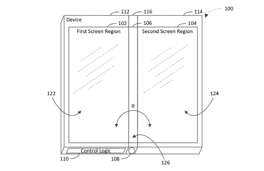 Microsoft invented the smartphone with three foldable displays
