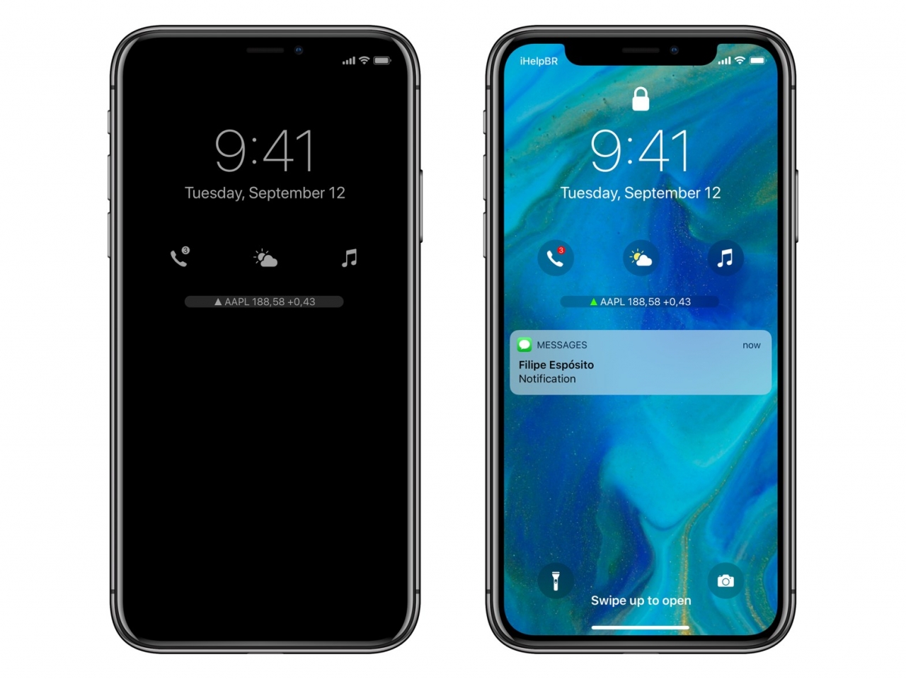 In the network appeared the concept of iOS 12 Apple Watch widgets on the lock screen In the network appeared the concept of iOS 12 Apple Watch widgets on the lock screen