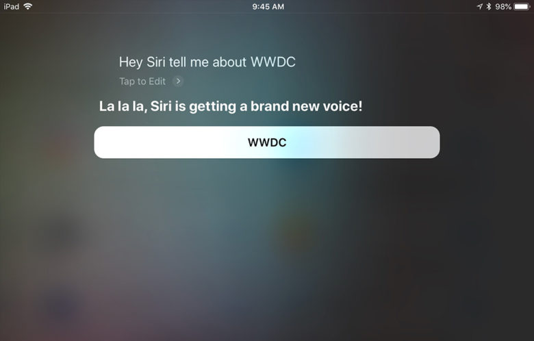 Siri spoke about the changing voice and the new HomePod Siri spoke about the changing voice and the new HomePod