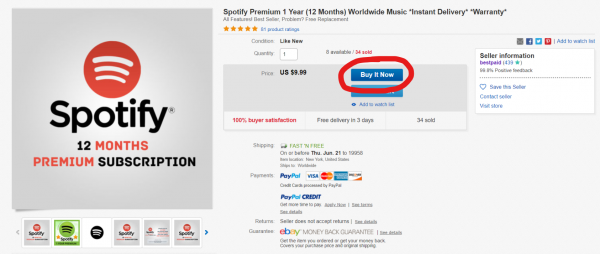 How to subscribe to Spotify for a year for 1000 rubles in Russia How to subscribe to Spotify for a year for 1000 rubles in Russia