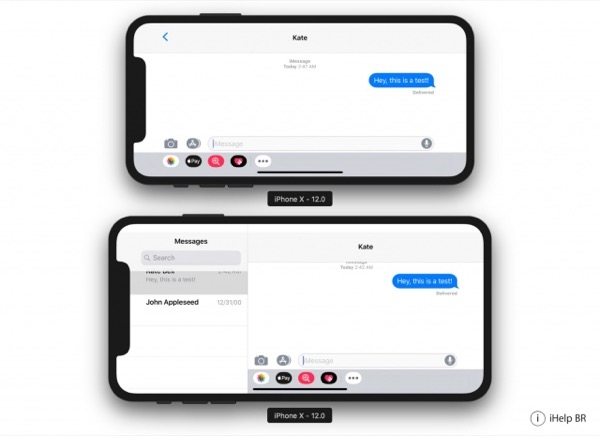 It will look like the iOS interface 12 in iPhone X Plus It will look like the iOS interface 12 in iPhone X Plus