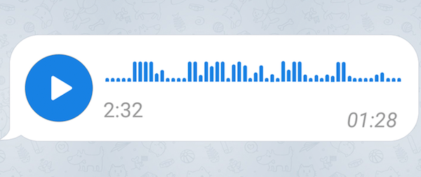 Code voice messages. How to send friends voice and not to provoke anger