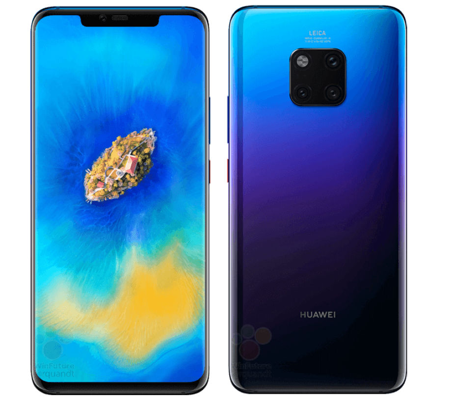 Huawei Mate 20 Pro not yet published, but has already received the title of best camera phone