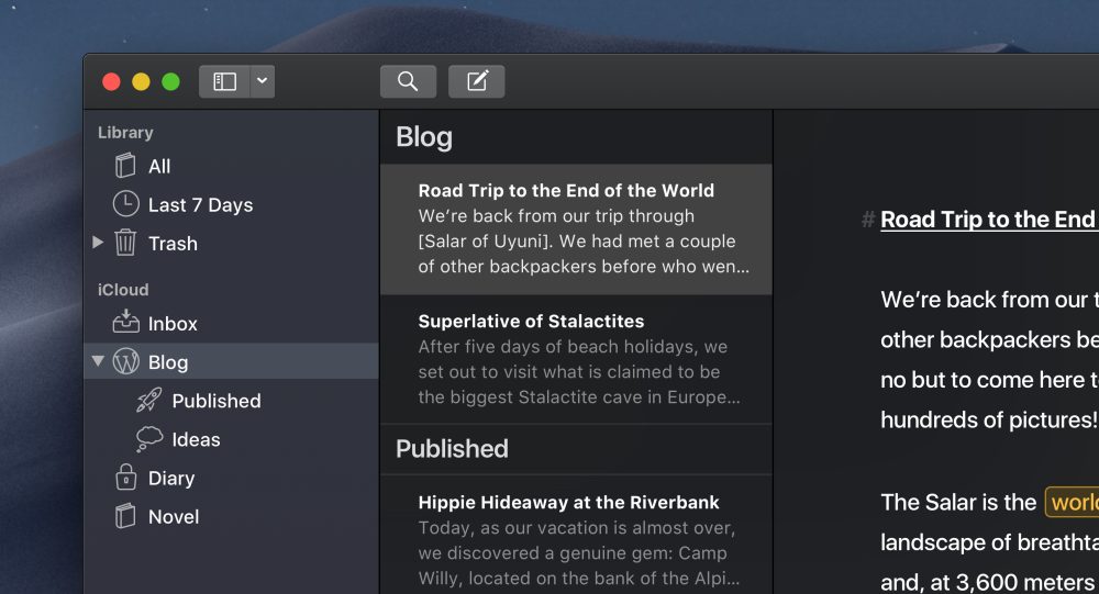 Best apps with support for dark mode for macOS Mojave