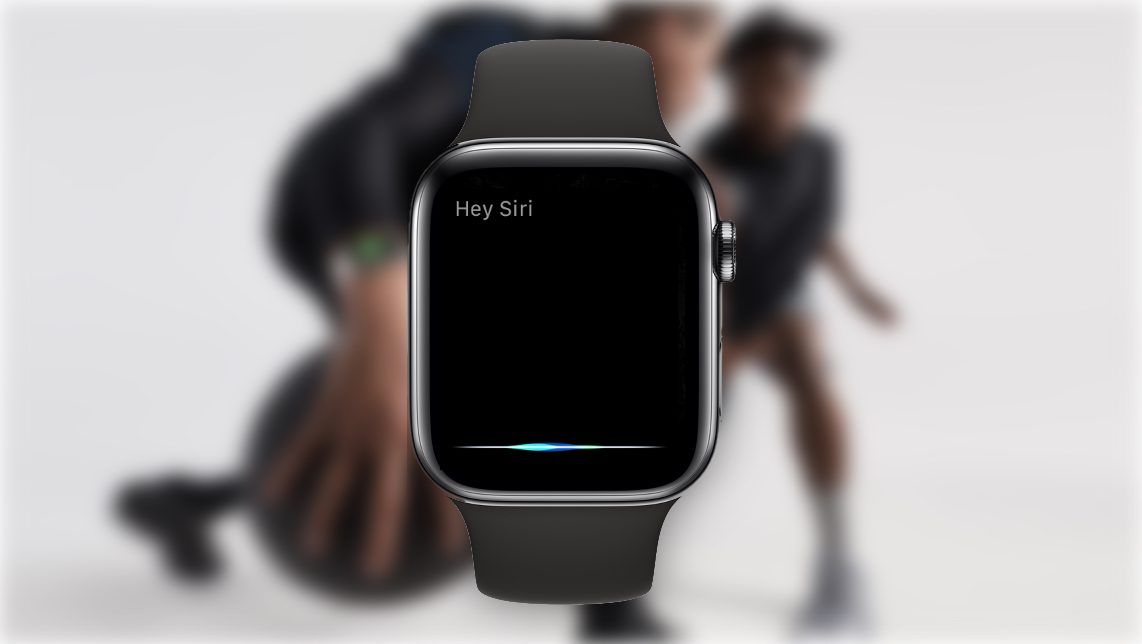Interface Siri in the Apple Watch Series 4 visually responds to voice Interface Siri in the Apple Watch Series 4 visually responds to voice