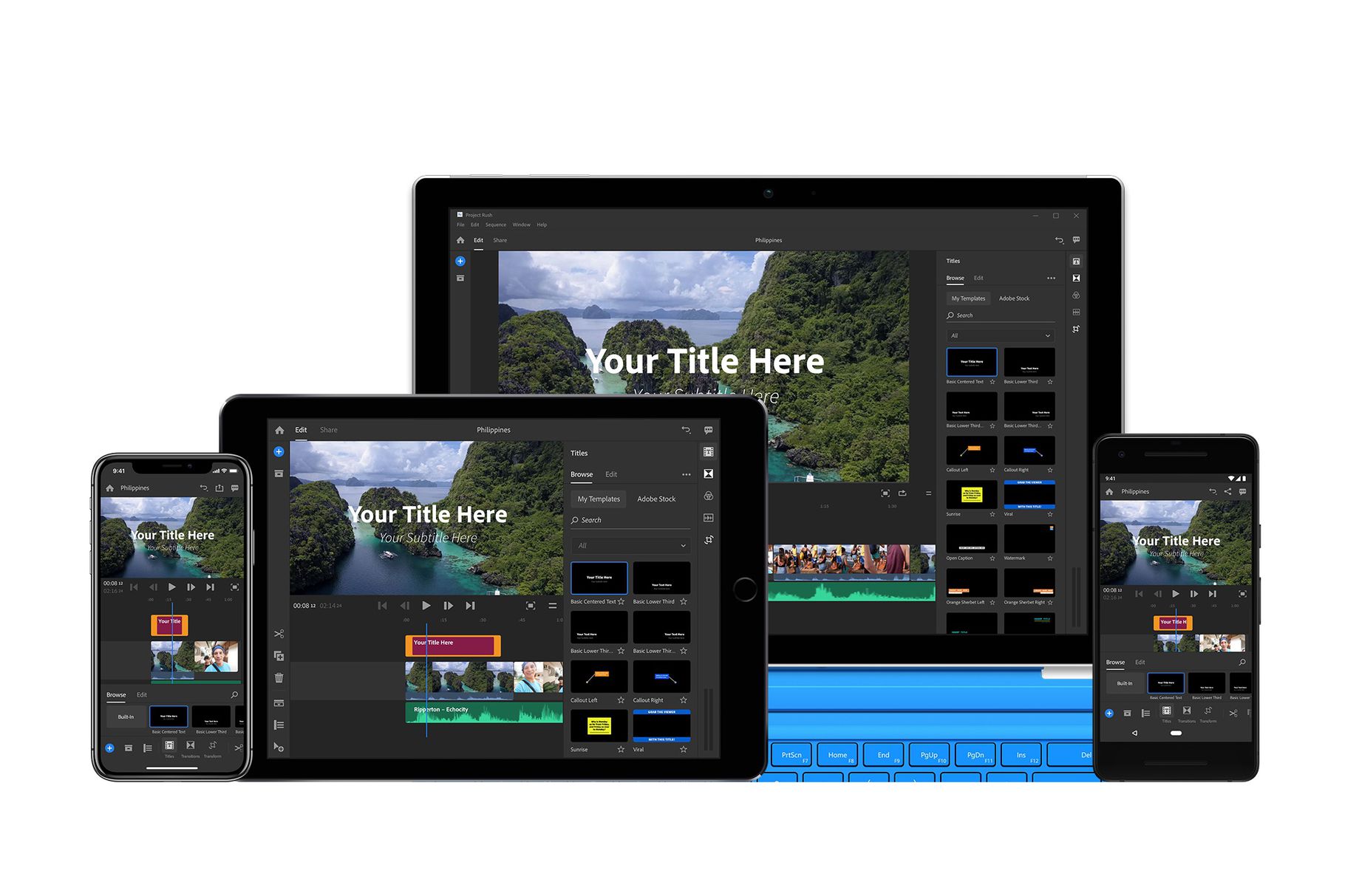 Adobe presented video editor Premiere Rush CC for all platforms
