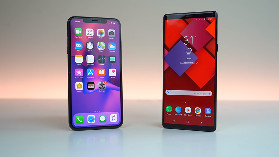 the iPhone XS is lost in the test of speed LTE networks Samsung Galaxy Note 9 the iPhone XS is lost in the test of speed LTE networks Samsung Galaxy Note 9