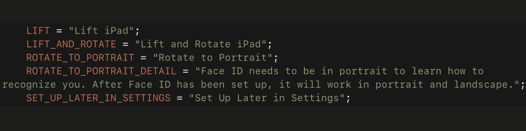 Confirmed, the iPad Pro appears system Face ID Confirmed, the iPad Pro appears system Face ID