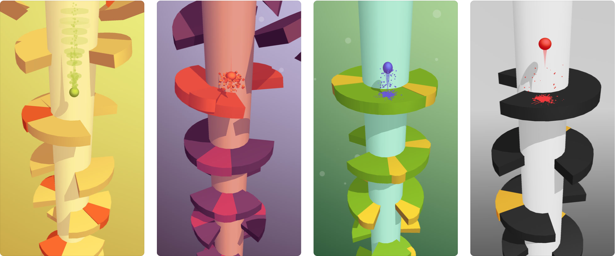 "Will fly to the bottom!": as the game Helix Jump while stealing "Will fly to the bottom!": as the game Helix Jump while stealing