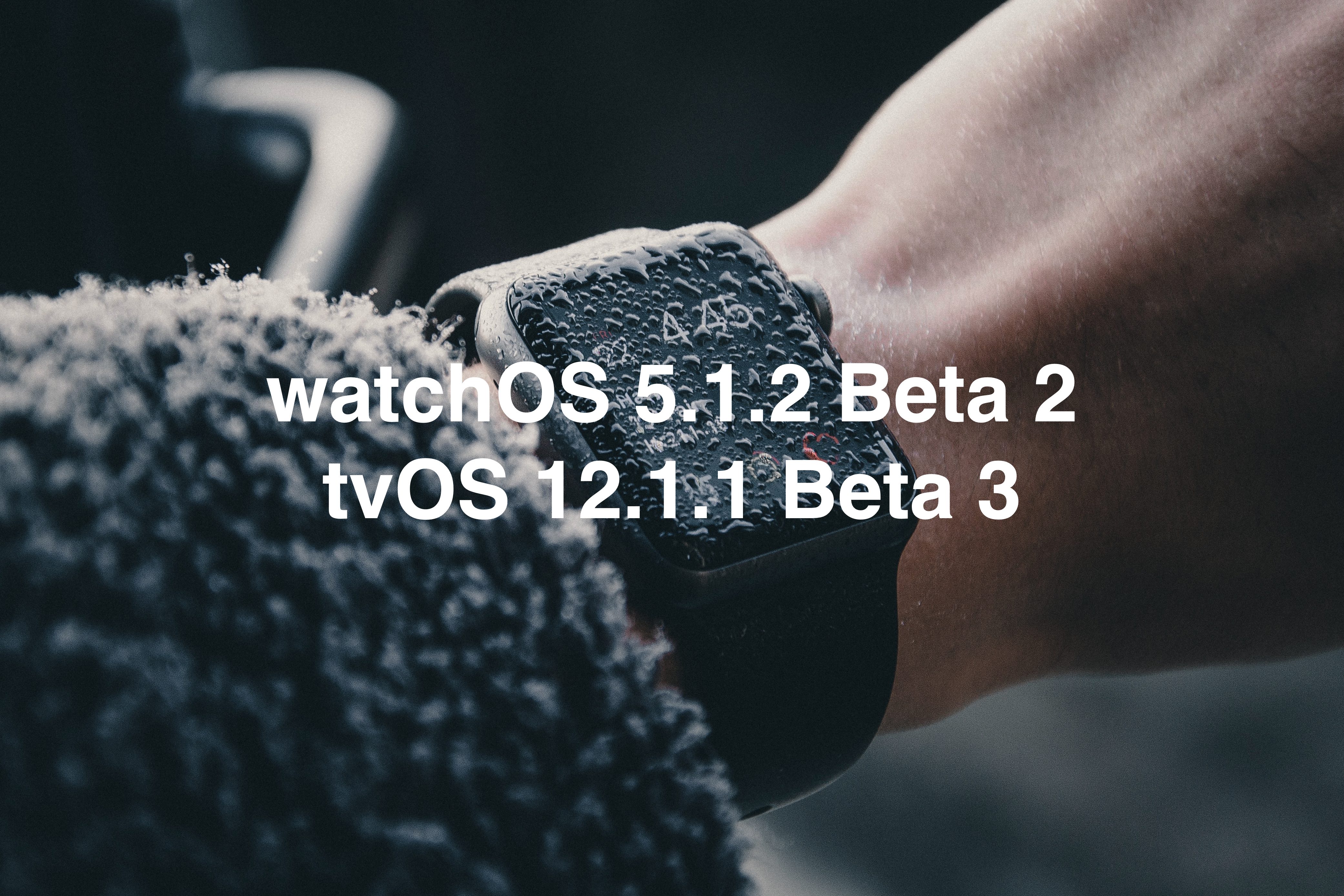 Apple released the second beta of watchOS 5.1.2 and beta tvOS 12.1.1