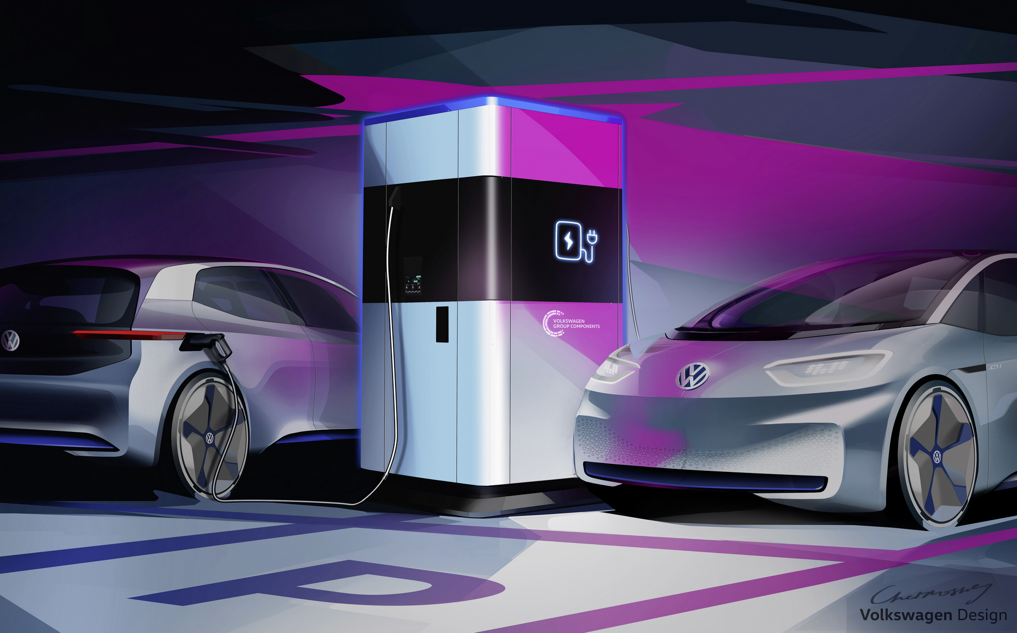 Volkswagen has revealed powerbank for electric vehicles Volkswagen has revealed powerbank for electric vehicles