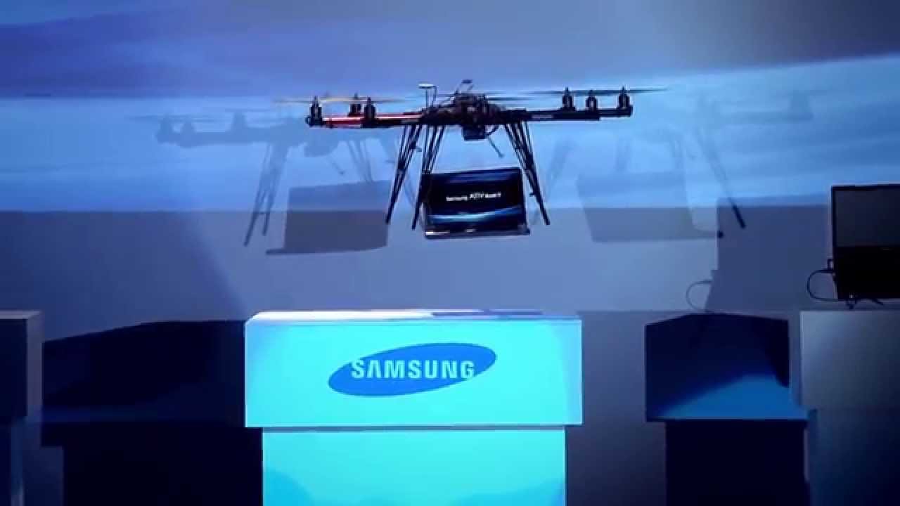 Samsung will release a drone that can be controlled from a washing machine or refrigerator Samsung will release a drone that can be controlled from a washing machine or refrigerator