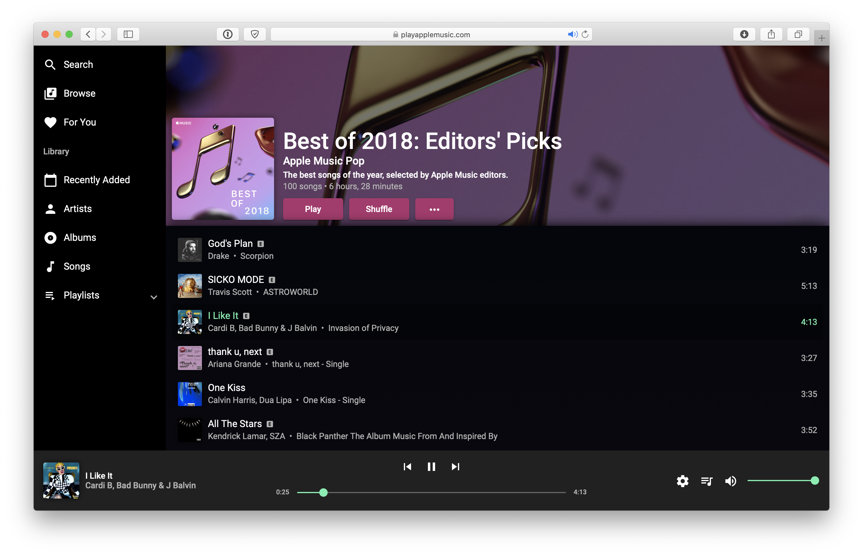 An independent developer made a web version of Apple Music An independent developer made a web version of Apple Music