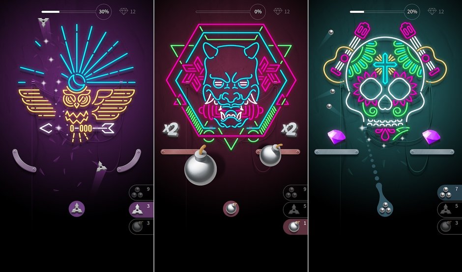Hit the Light: neon arcade iPhone Hit the Light: neon arcade iPhone