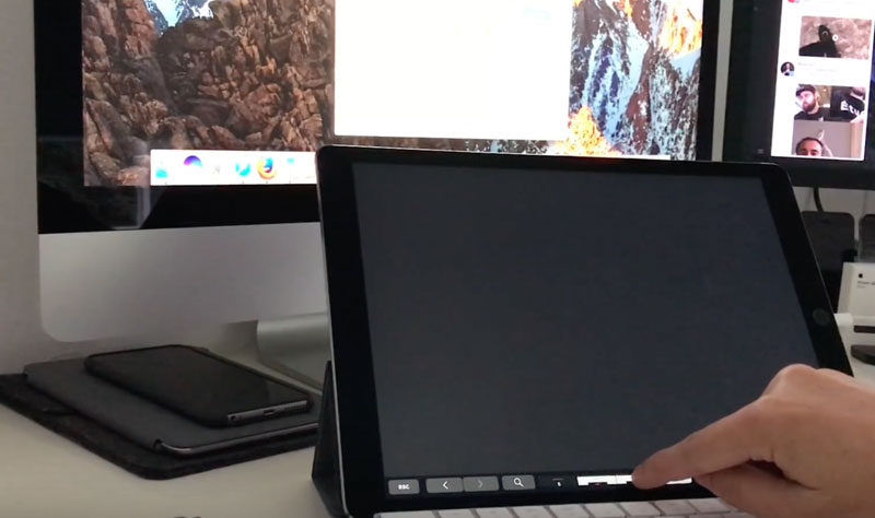 Found a way to run the panel Touch Bar new MacBook Pro on any computer [video]