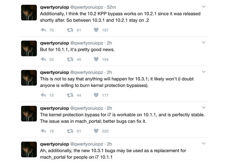 Vulnerability in iOS 10.3.1 will release an updated jailbreak for iPhone Mach_Portal 7